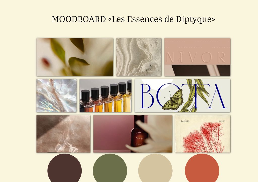 Moodboard Les Essences de Diptyque