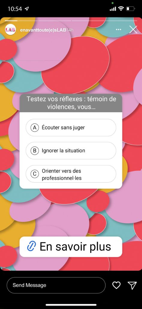 En Avant Toute(s) LAB — story quiz interactif